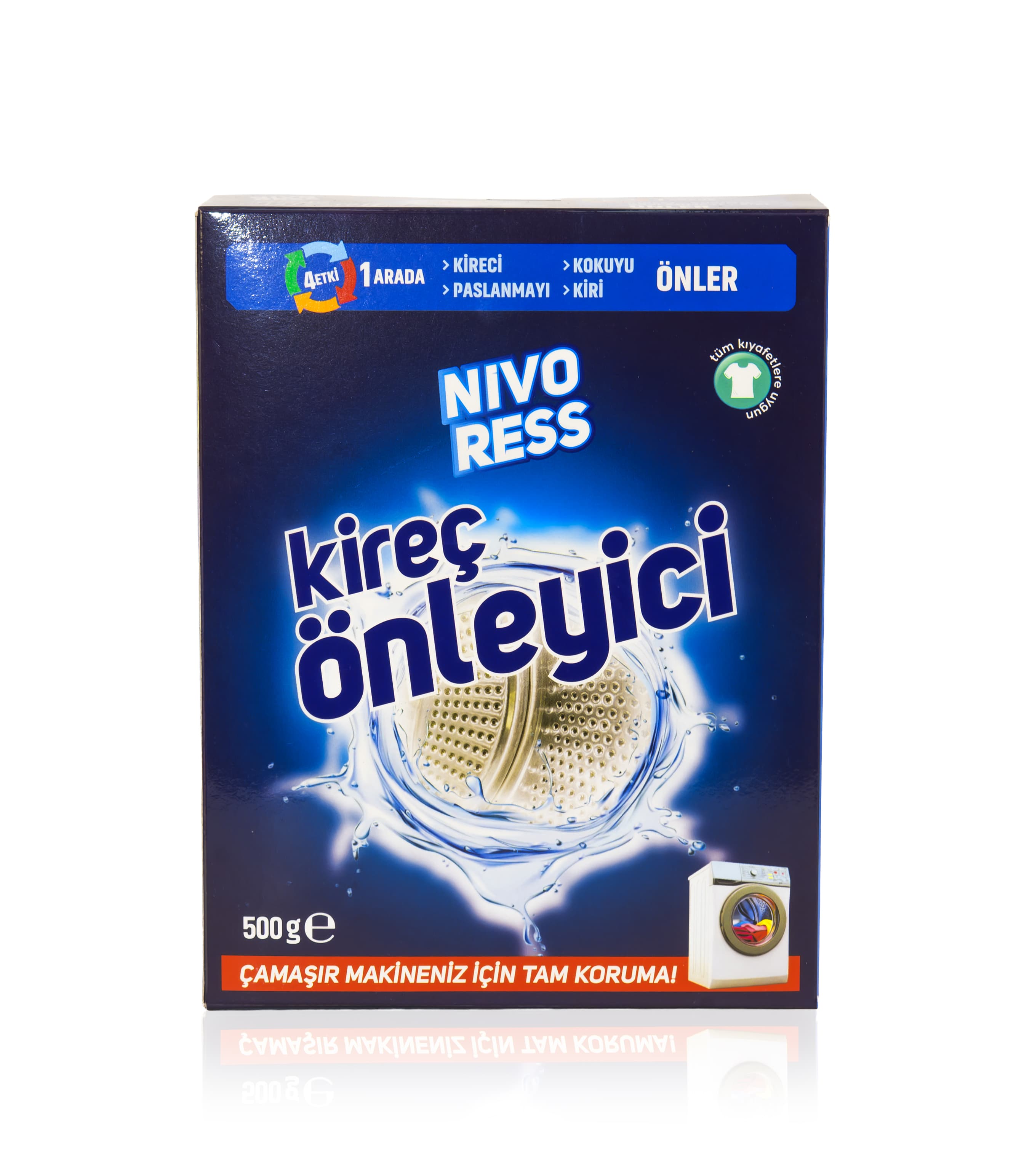 Çamaşır Makinesi Kireç Önleyici 500 gr - Enerji Tasarruflu Tam Koruma